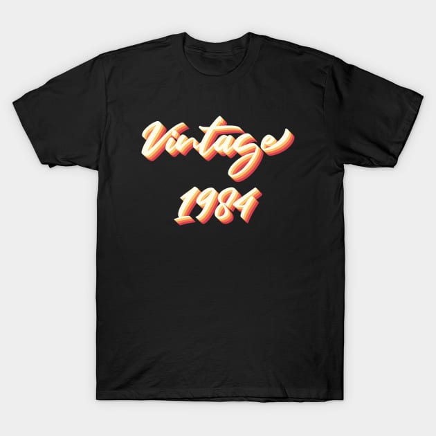 Vintage 1984 T-Shirt by FOZClothing